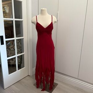 Elegant Red Evening Dress